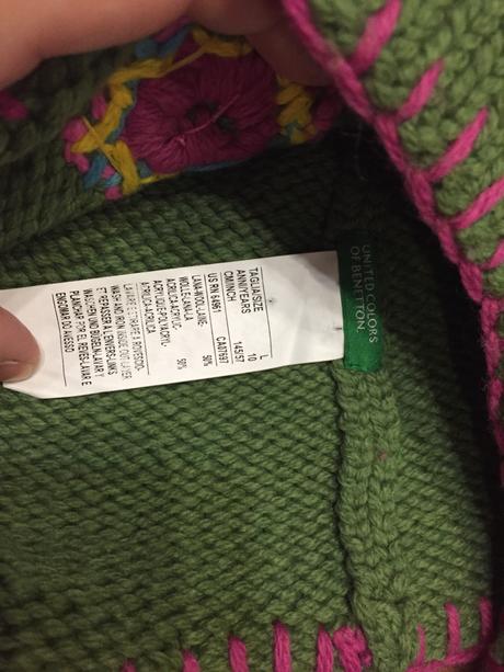 Ciapka a salik pre princeznicku, benetton,128