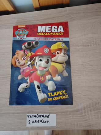 Mega omaľovánky labkova patrola, 