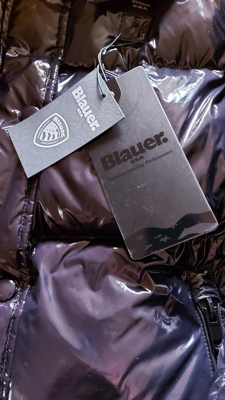 Nová zimná bunda blauer, l / m