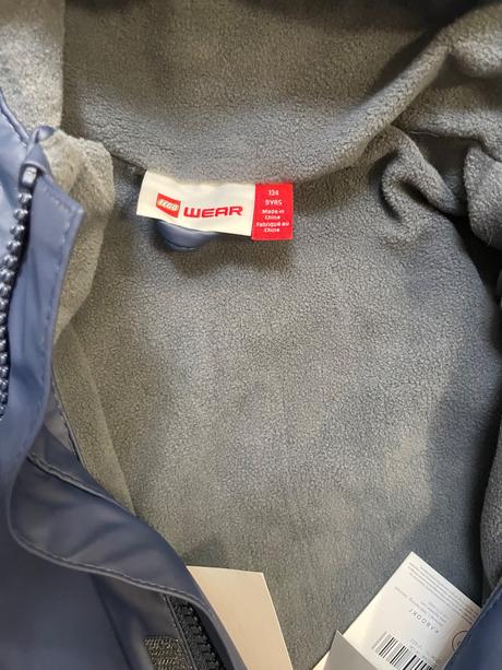 Prechodná zateplená súprava do dažďa, lego,134 / 140