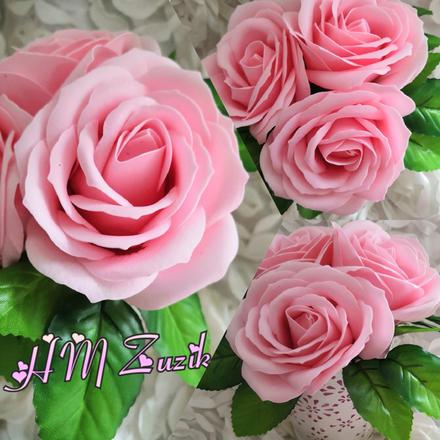 Mydlové kytice, dekorácie, 