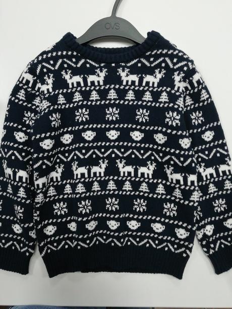 Vianočný sveter so sobmi, ovs,98
