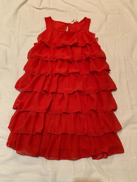 Šaty s volánmi, h&m,134