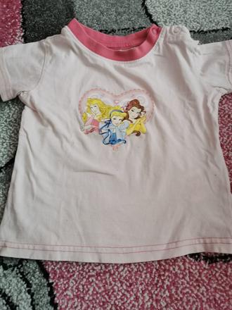 Tričko princezná 18-24 mesiacov, disney,92