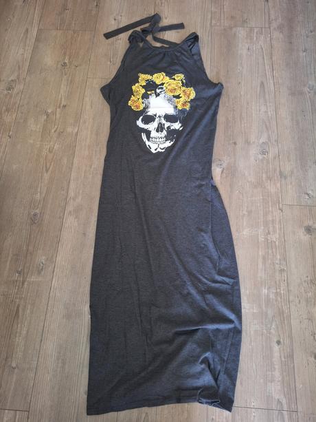 Maxi saty skull, l / m