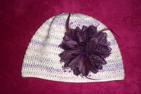 Nové detské čiapočky s kvetom , 116