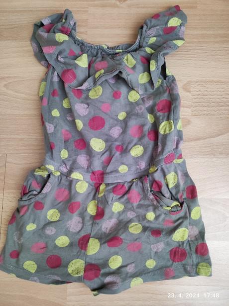 Letný overal pre dievčatko 92, lupilu,92