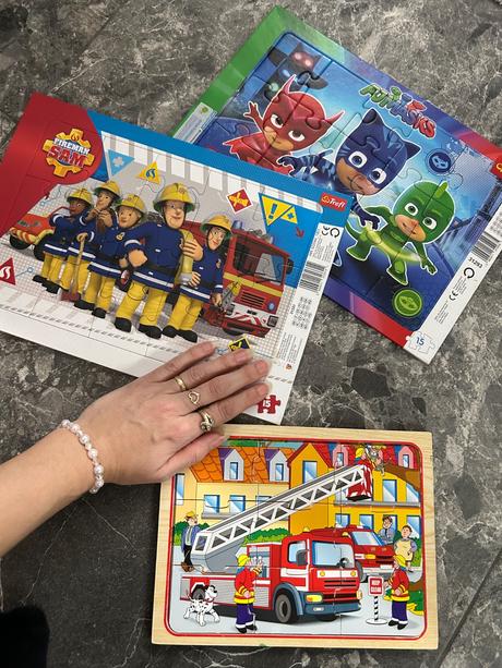 Puzzle požiarnik sam pj masks, 