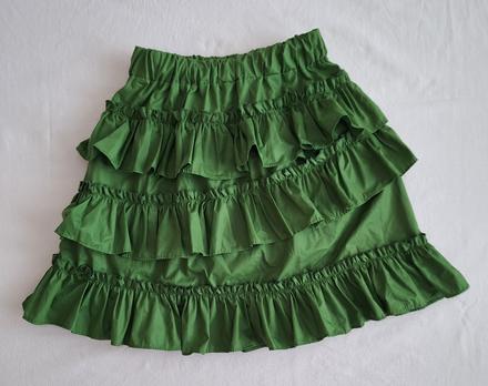 Sukňa tmavozelená, 152