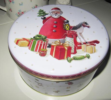 Vianočná plechová dóza villeroy boch, 