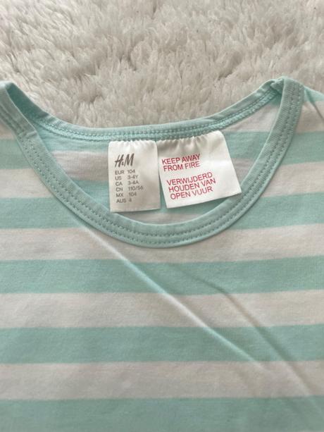 Letne tielkove pyzamka h&m, h&m,104