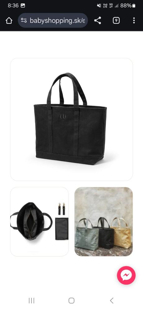 Taška na kočiar elodie, elodie details