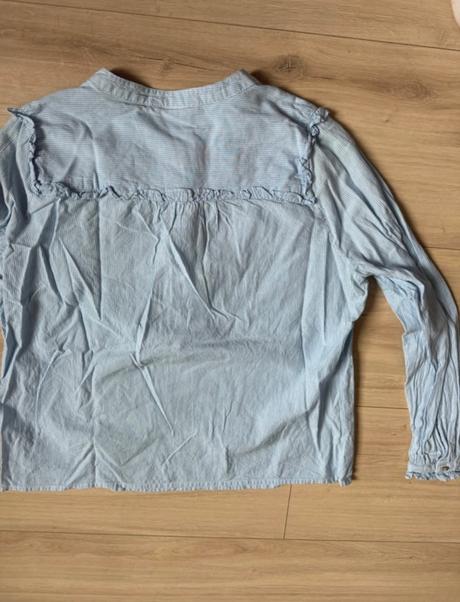 Bledomodra bluzka, camaieu,38