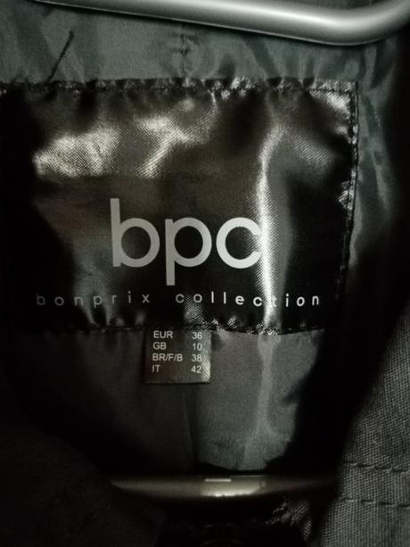 Trenčkot, bonprix,36