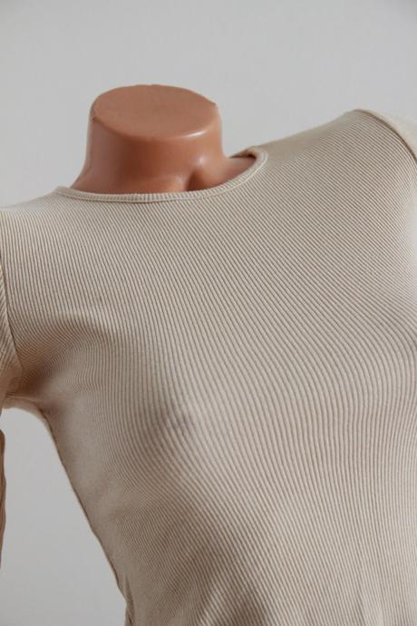 Béžové body tričko, s, s