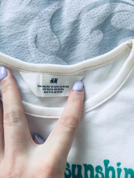 Dievčenské tričko, h&m,146