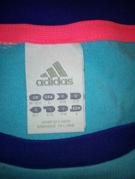 Farebné značkové tričko, adidas,158