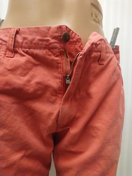 Pánske tehlové kraťasy, h&m obvod pása 86 cm, 31, h&m