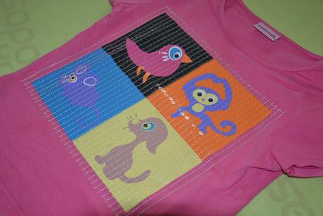 Prekrasne letne flitr.tricko s motivom zvieratiek, cherokee,104