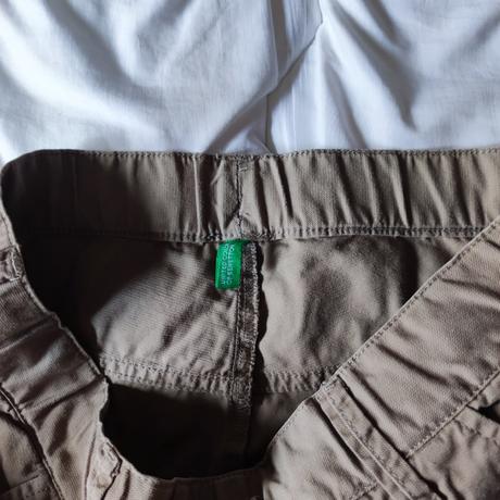 Nohavice benetton veľ 10/11r v páse na šnúrku, benetton,146