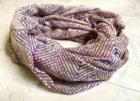 Jemná šatka okolo krku/tunel, 4xl