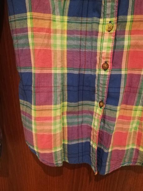 Farebná košeľa h&m, h&m,s