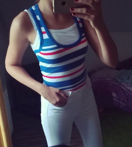 Dámske dvojité tričko, s