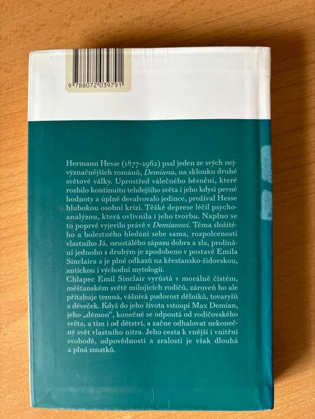 Kniha demian (hermann hesse), 