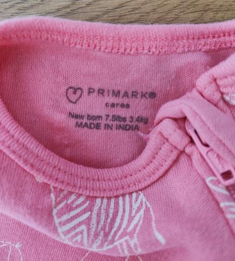 Pyžamko dupačky, primark,56