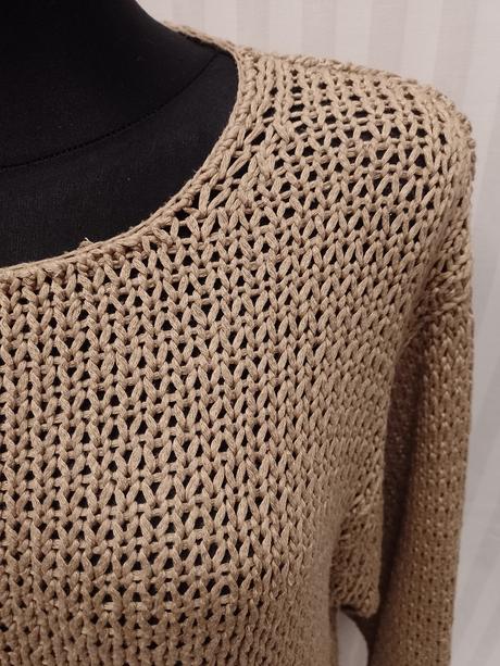 Dámsky acrylový hnedý pulóver, womens, l/xl, xl