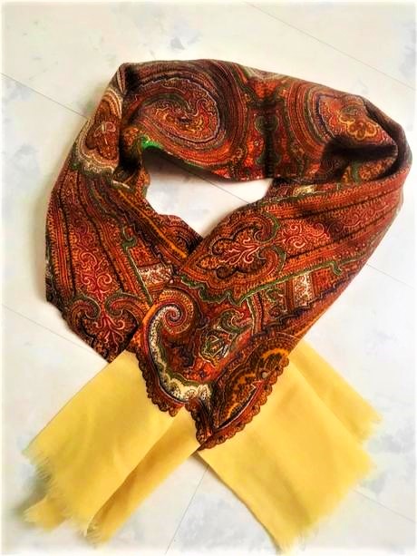 Kašmírový šál/šatka na krk, xl
