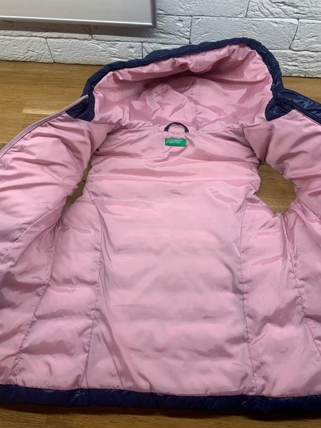 Prechodná prešívaná vesta benetton 128/134, benetton,128