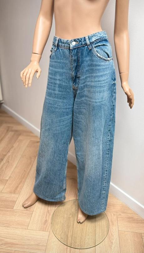 Rifle zara baggy barrel jeans 40/42, zara,40