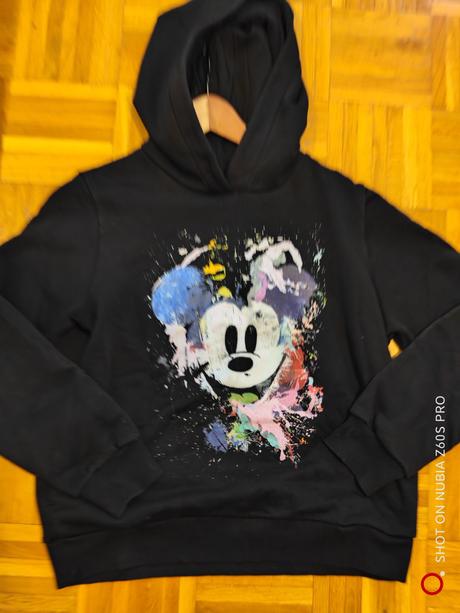 Desigual original mickey pecková jedinečná mikina, desigual,m