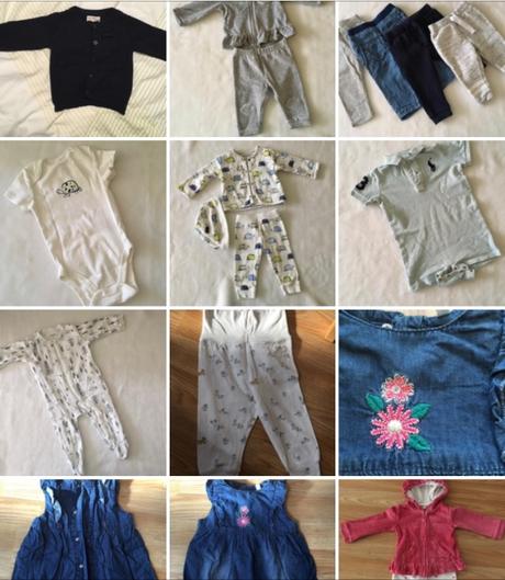 21 kusová kapsula oblečenia na 6 mesiacov, 68–80