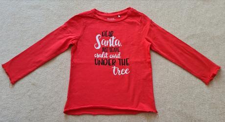 Vianočné tričko s dlhým rukávom, 110