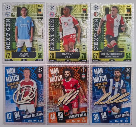 Futbalové karty topps match attax 2023/2024 (2), 