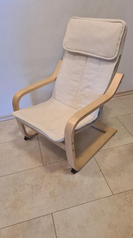 Kreslo pre deti farba maslova, 