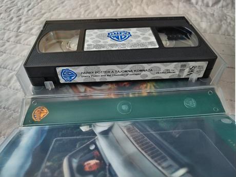 Retro vhs kazeta harry potter a tajomná komnata,