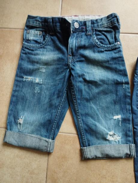 Kraťasy h&m, druhé neznáma značka, h&m,134