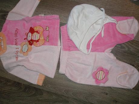 Kabátik + polodupky, 56