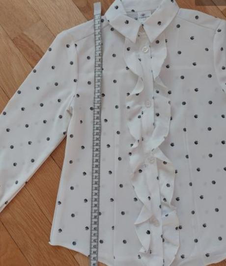 Blúzka klaudynka veľkosť 116 -122, 116