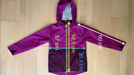 Turistická nepremokavá bunda, quechua,134