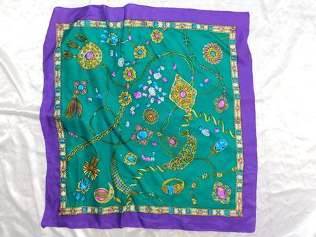 Kvalitná luxusna hodvabna elegantná šatka, xl