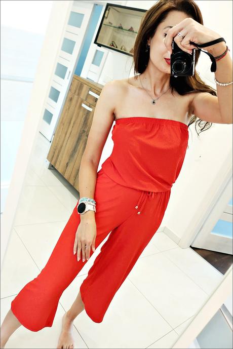 Červený overal, f&f,36