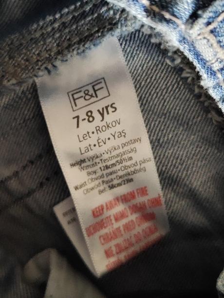 Chlapčenské džínsy, f&f,134