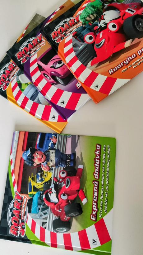 4x knihy o autíčkach, 