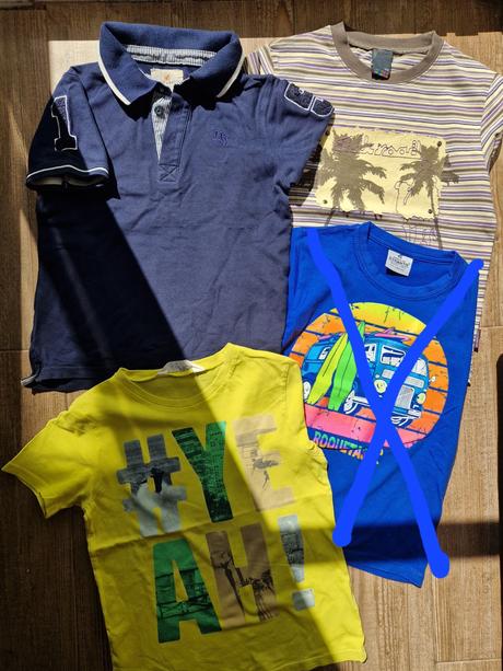 Tricka s kratkym rukavom 3ks, lindex,122