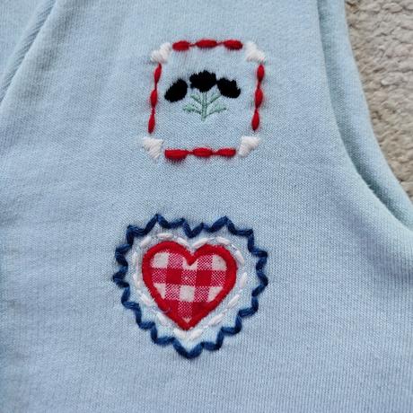 Krásna nebíčkovo modrá vesta blueberry, 140