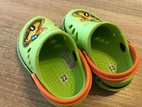 Gumenné topánky, šľapky/kroksy, top stav, 22